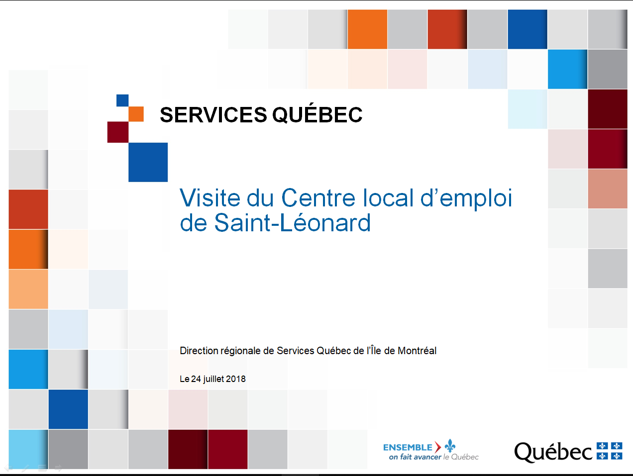 Présentation des services du CLE Anjou/Saint-Léonard